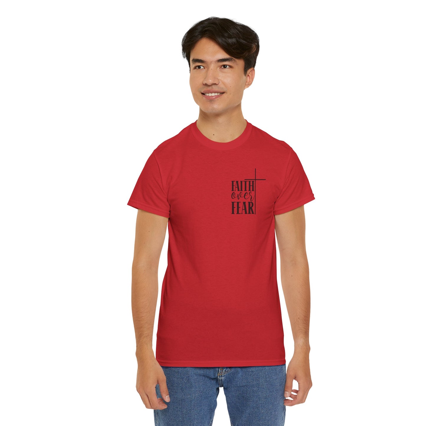 Faith Over Fear -Unisex Heavy Cotton Tee