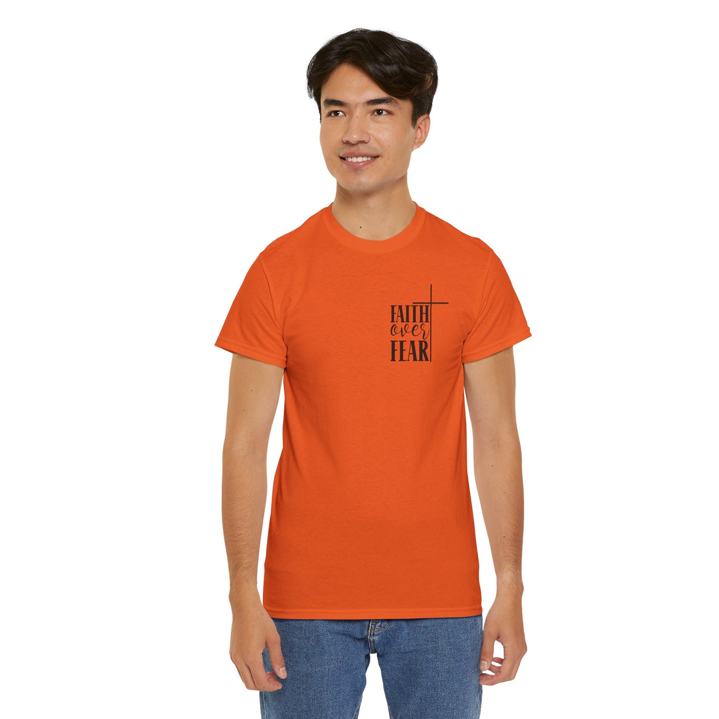 Faith Over Fear -Unisex Heavy Cotton Tee
