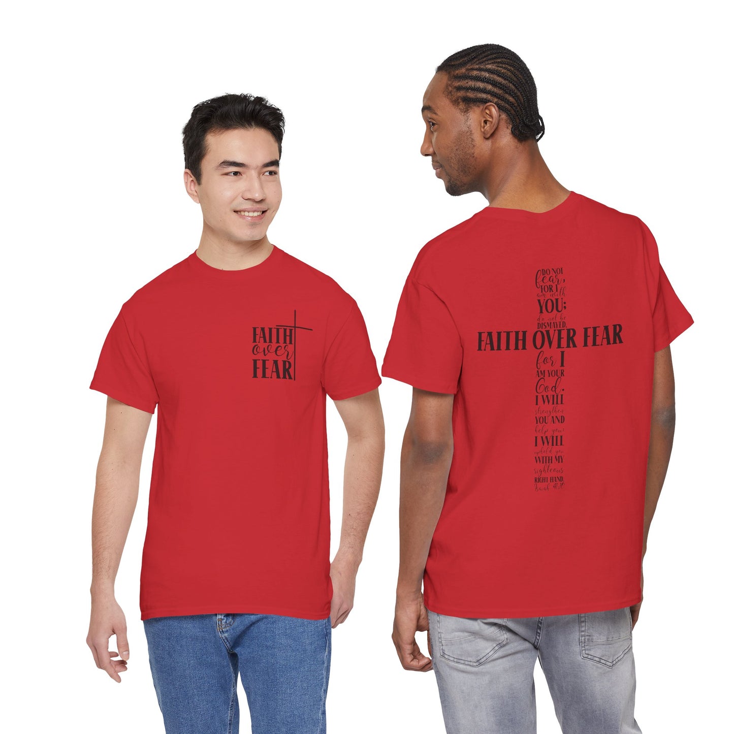 Faith Over Fear -Unisex Heavy Cotton Tee