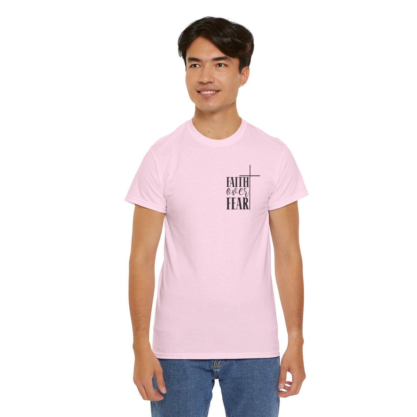 Faith Over Fear -Unisex Heavy Cotton Tee