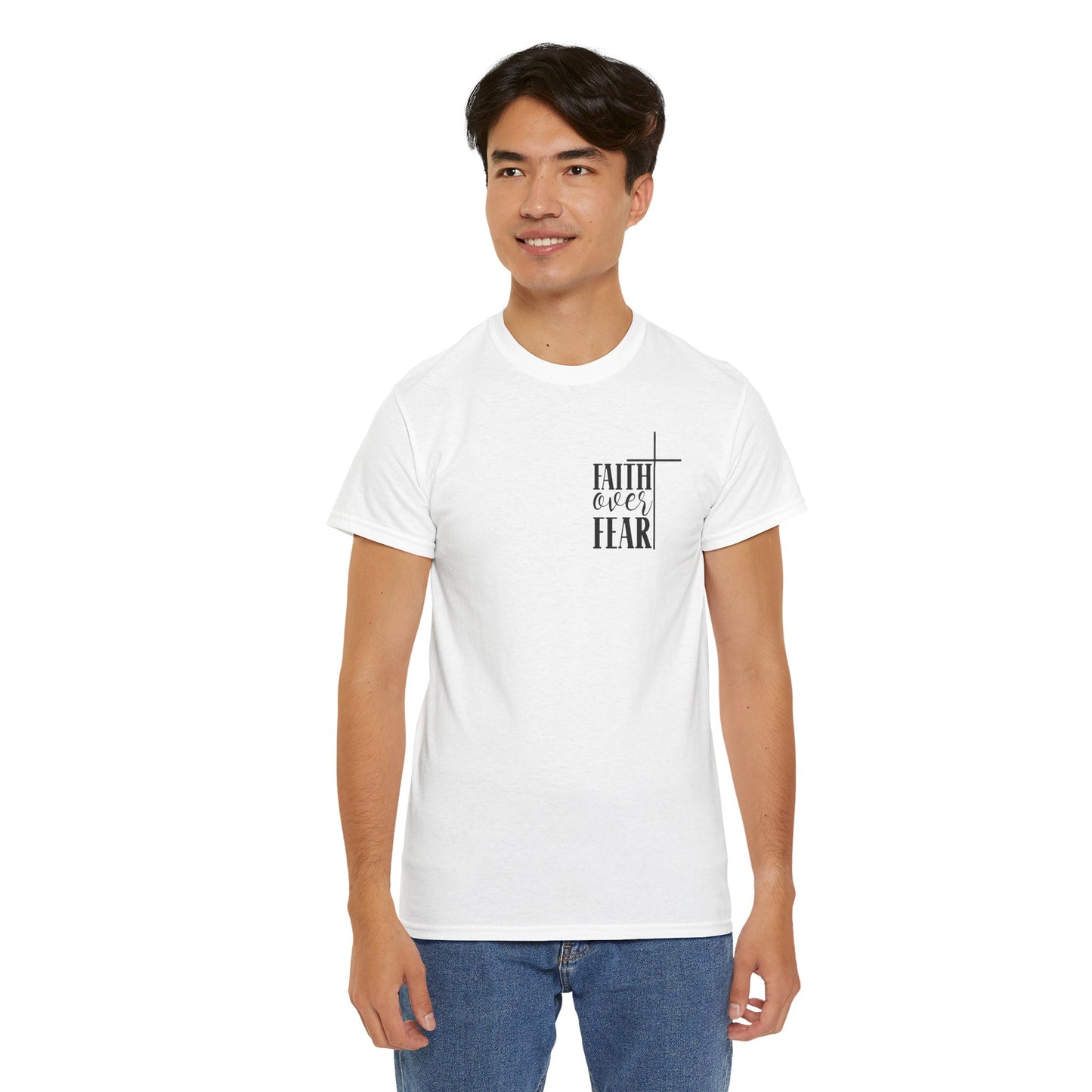 Faith Over Fear -Unisex Heavy Cotton Tee