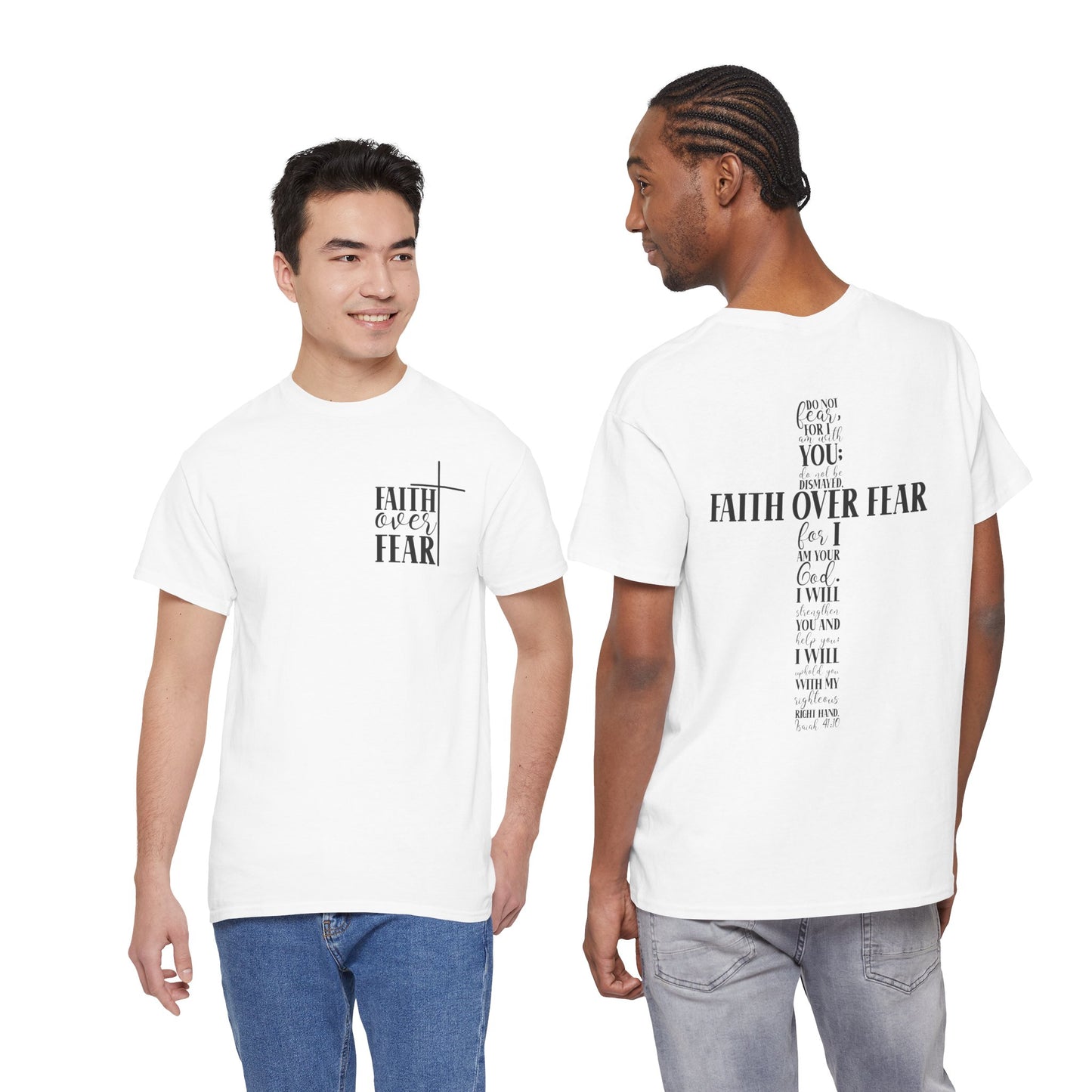 Faith Over Fear -Unisex Heavy Cotton Tee