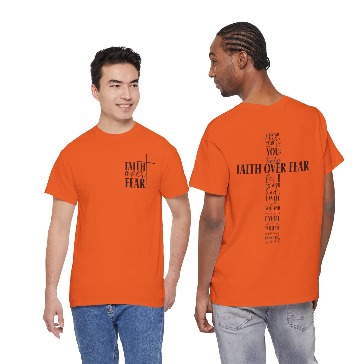 Faith Over Fear -Unisex Heavy Cotton Tee