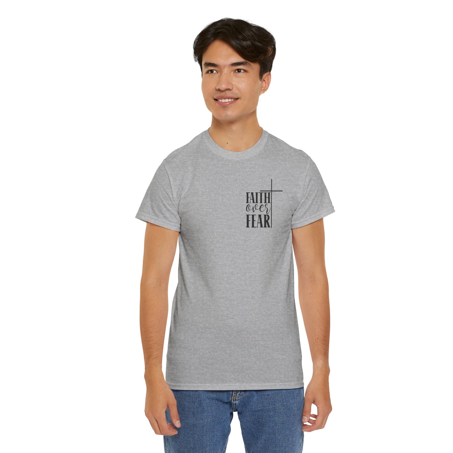 Faith Over Fear -Unisex Heavy Cotton Tee