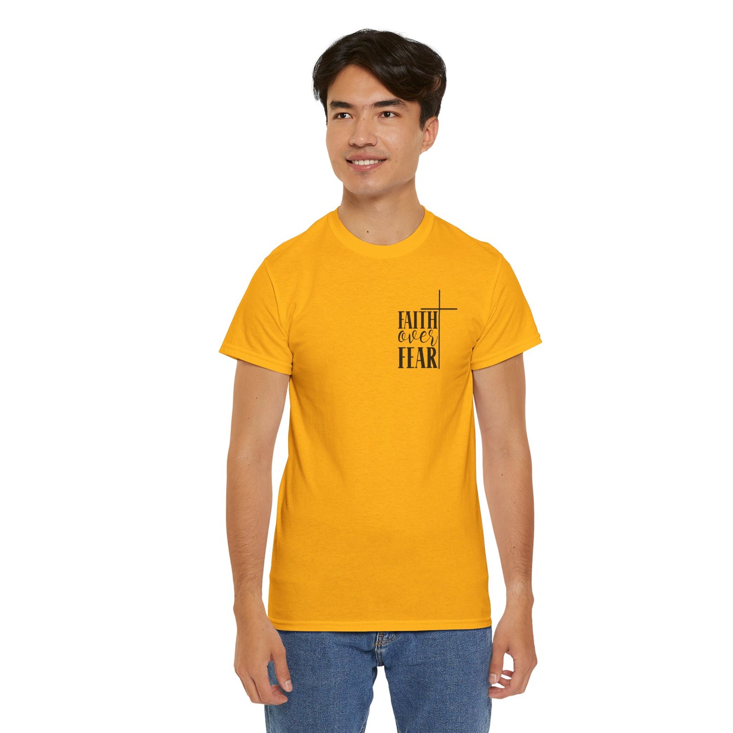 Faith Over Fear -Unisex Heavy Cotton Tee