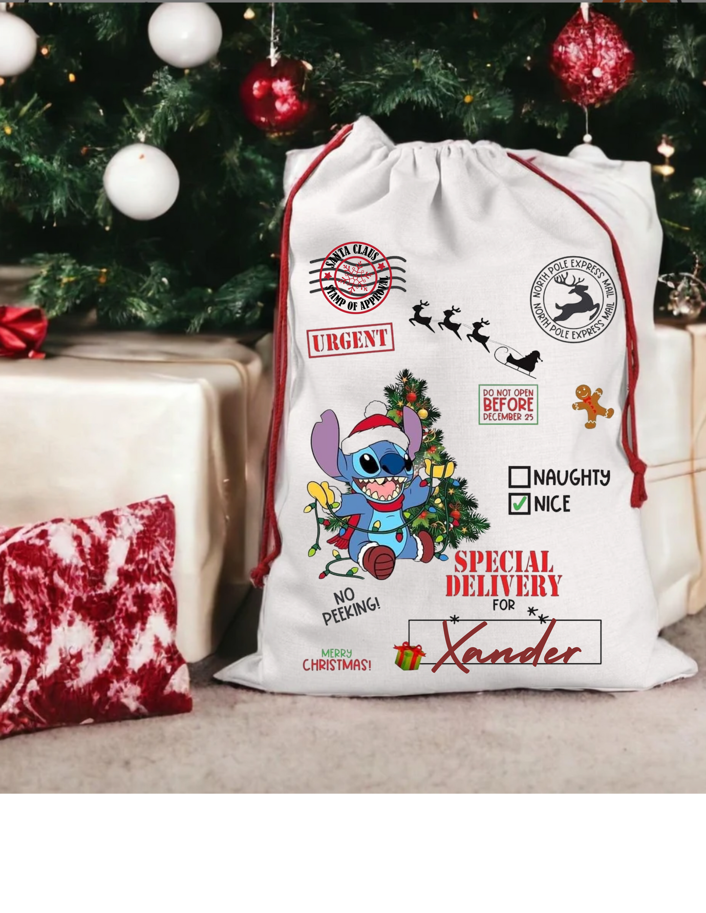 Other Christmas Character Santa Sacks